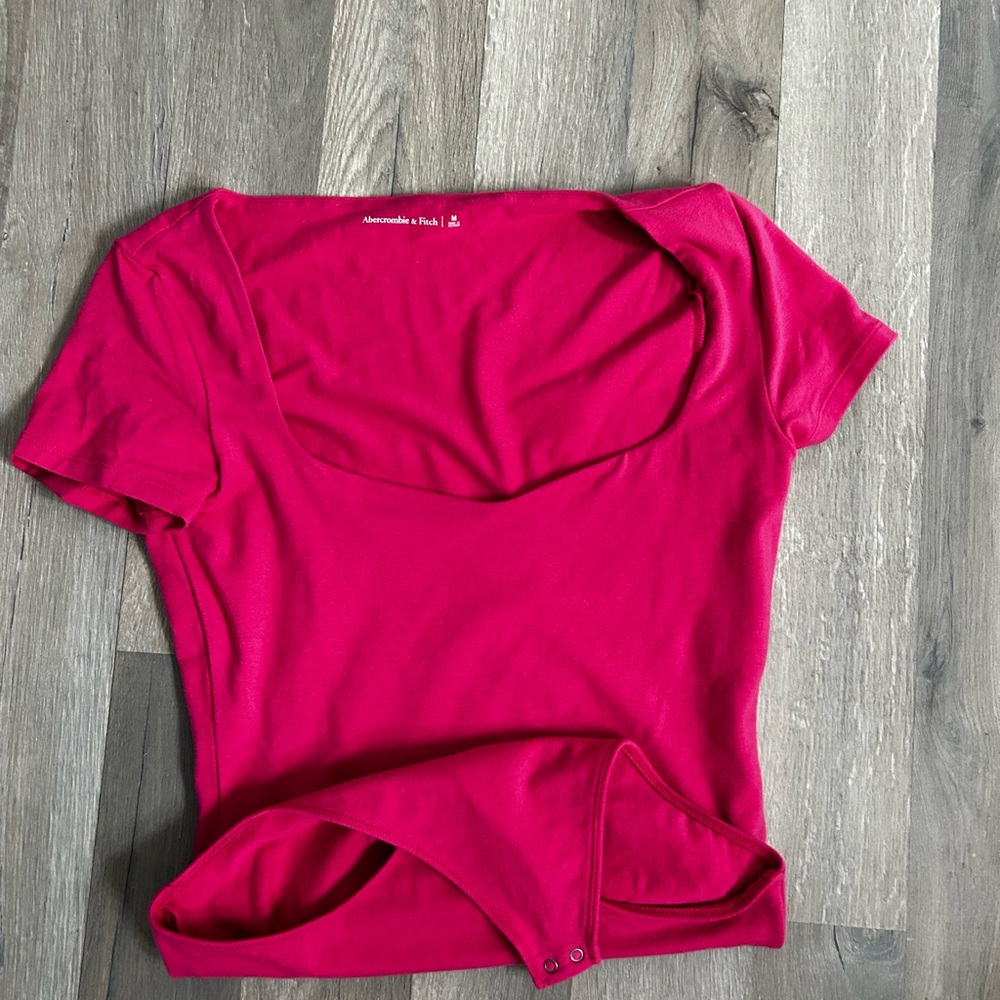 Pink bodysuit abercrombie